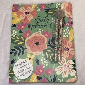 Steel Mill & Co. To Do Planner Floral Ring Binding New